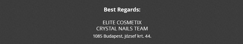 Üdvözlettel | Best Regards Crystal Nails